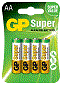 Батарейка АА GP Super LR06 BL4 Alkaline 1.5V (4/40/320)
