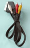 Аудио видео кабель SCART - 3 RCA (кабель 3,2x6,4мм) 1,5 м [10 !]